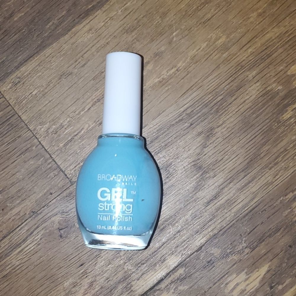 NWT broadway nails gel strong beach party blue